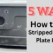 5 Ways How to Fix Stripped License Plate Holes